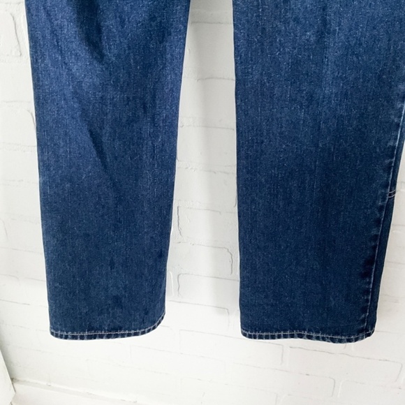 Vintage Women’s Denim Jeans Bebop Second Generation Dark Wash Sherpa Pocket Sz 7 - Picture 8 of 16